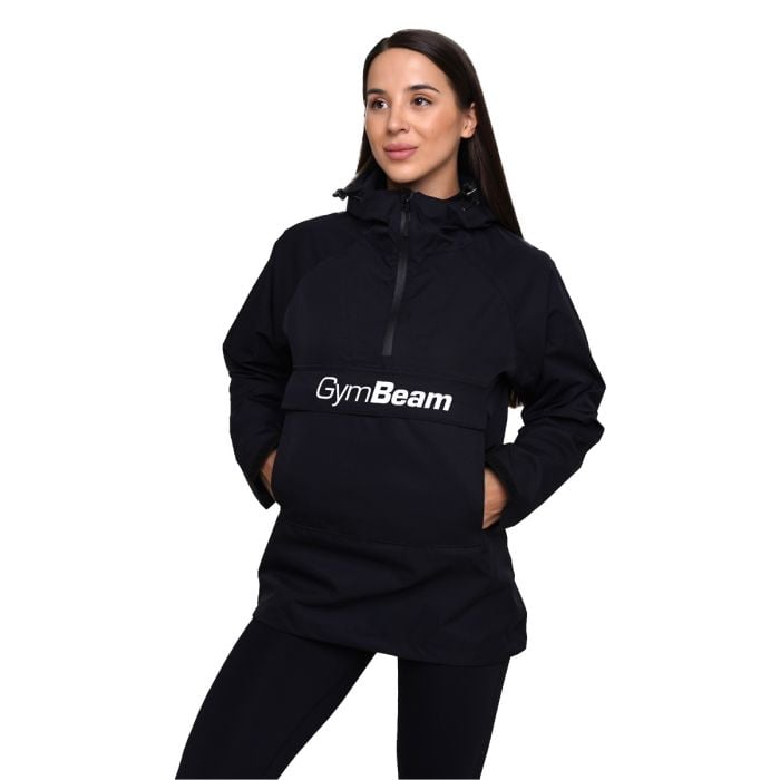 Dámska bunda Rain Smock Black - GymBeam S