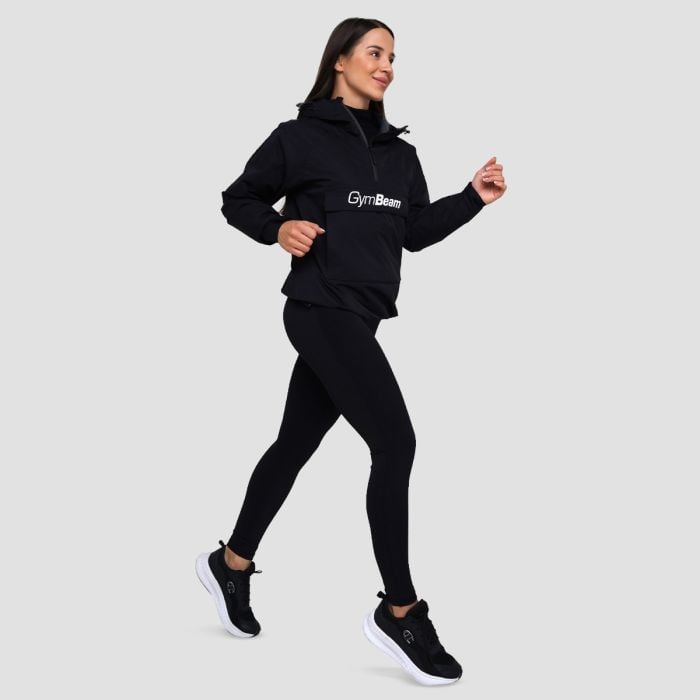 Dámska bunda Rain Smock Black - GymBeam S