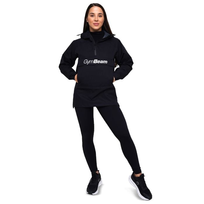 Dámska bunda Rain Smock Black - GymBeam S