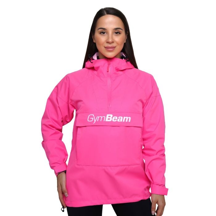 Dámska bunda Rain Smock Fuchsia - GymBeam M
