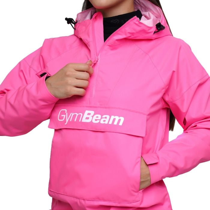Dámska bunda Rain Smock Fuchsia - GymBeam M