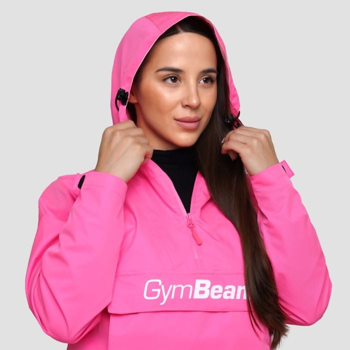 Dámska bunda Rain Smock Fuchsia - GymBeam M