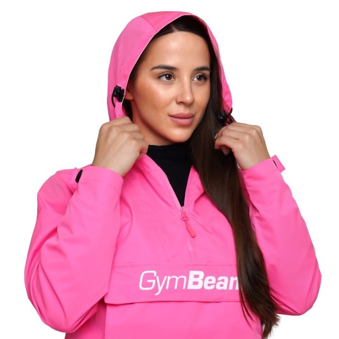 Dámska bunda Rain Smock Fuchsia - GymBeam M