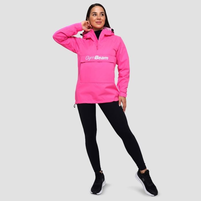 Dámska bunda Rain Smock Fuchsia - GymBeam M