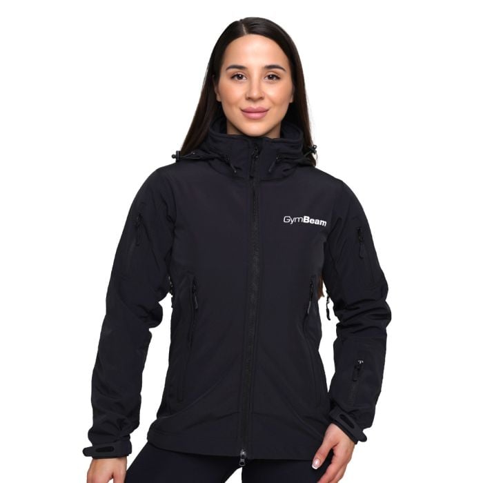 Dámska bunda Softshell Black - GymBeam S