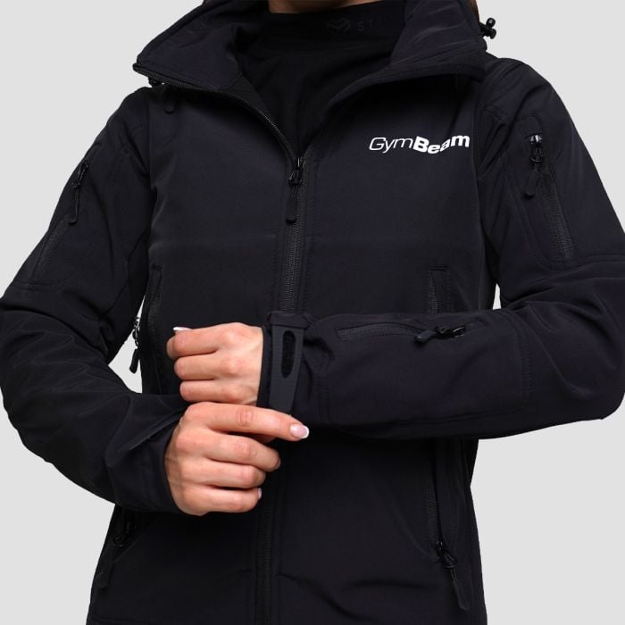 Dámska bunda Softshell Black - GymBeam S