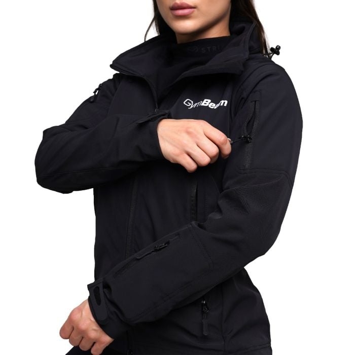 Dámska bunda Softshell Black - GymBeam S