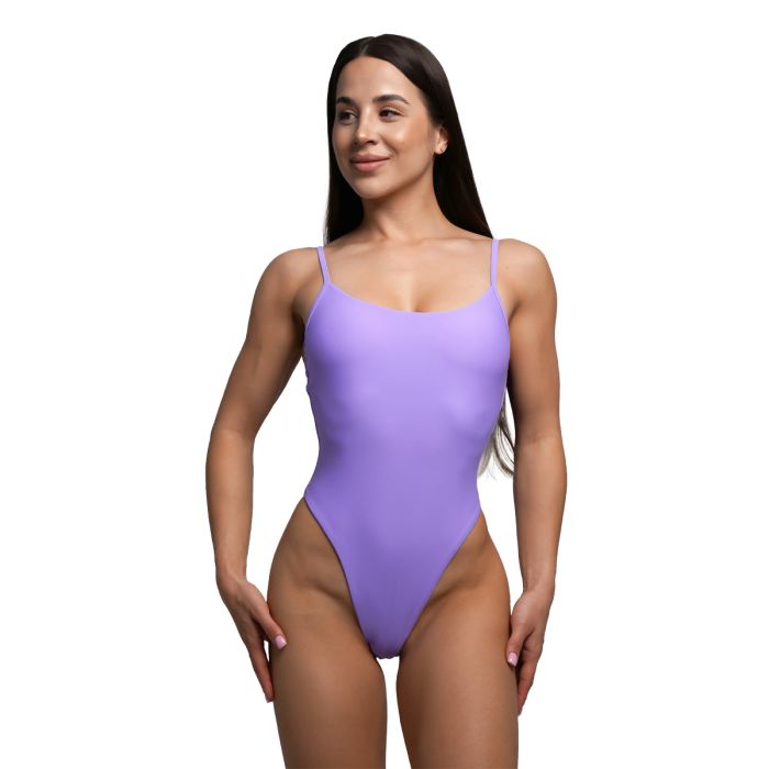 Jednodielne plavky ARUBA Lilac - GymBeam M