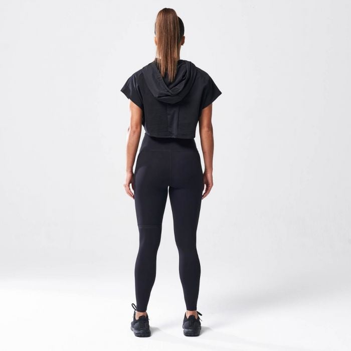 Dámske tričko Vented Crop Hoodie Black - SQUATWOLF XL