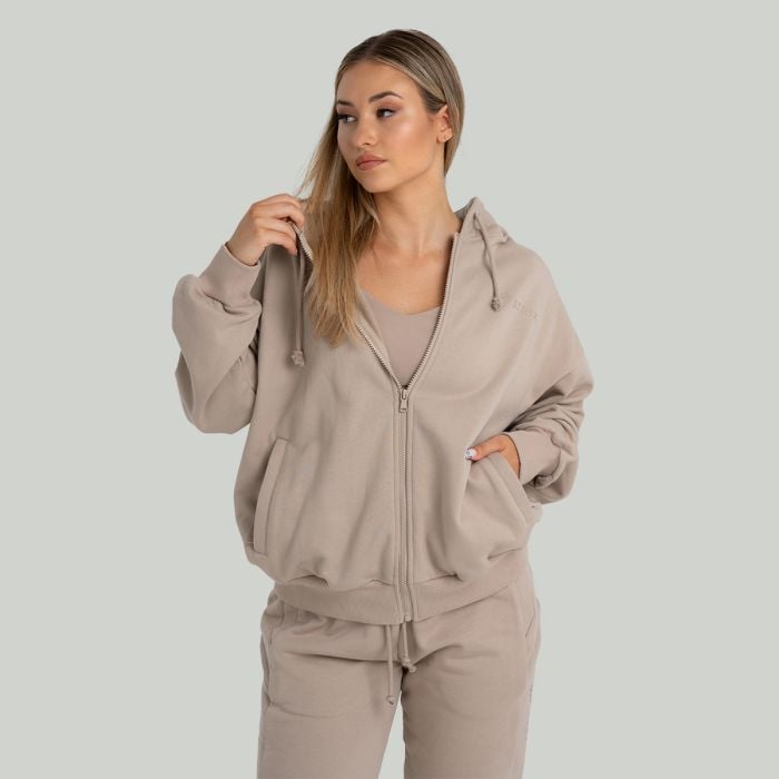 Dámska mikina Zip Taupe - STRIX S