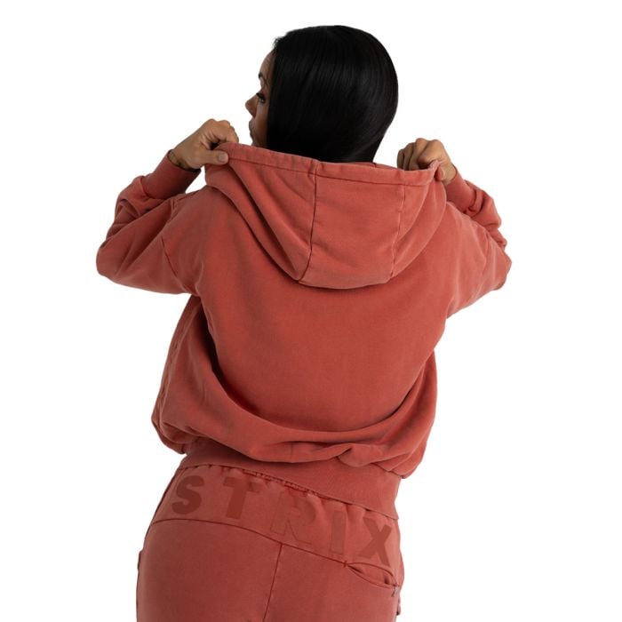 Dámska mikina Zip Washed Terra - STRIX S