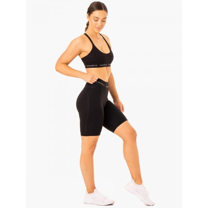 Women‘s Bike Shorts Reflex High Waisted Black - Ryderwear XS