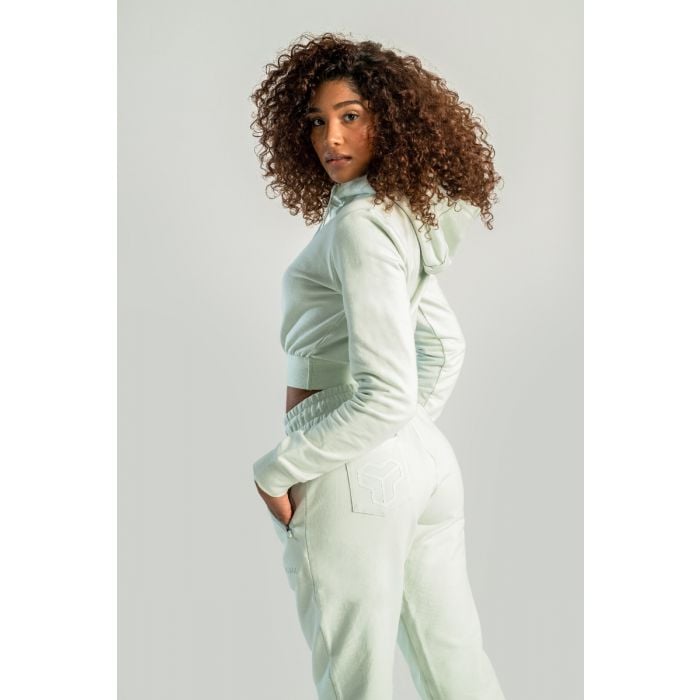 Dámska mikina Essential Cropped Hoodie Moon Grey - STRIX XS