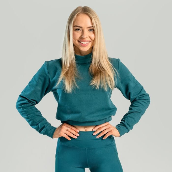STRIX Dámska mikina Essential  High-Neck Deep Teal  XLXL