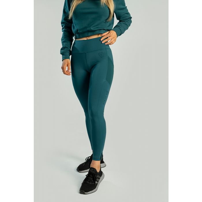 Dámske legíny Essential Deep Teal - STRIX XL