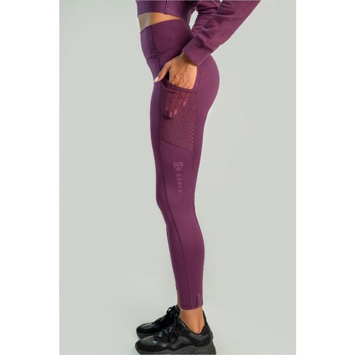 Dámske legíny Essential Plum - STRIX XL