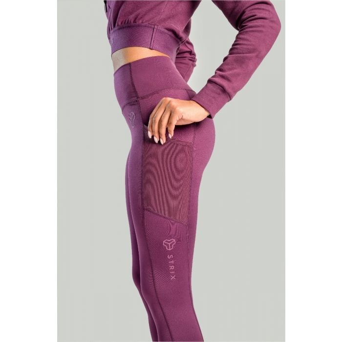 Dámske legíny Essential Plum - STRIX XL