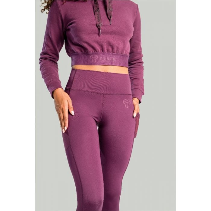 Dámske legíny Essential Plum - STRIX XL