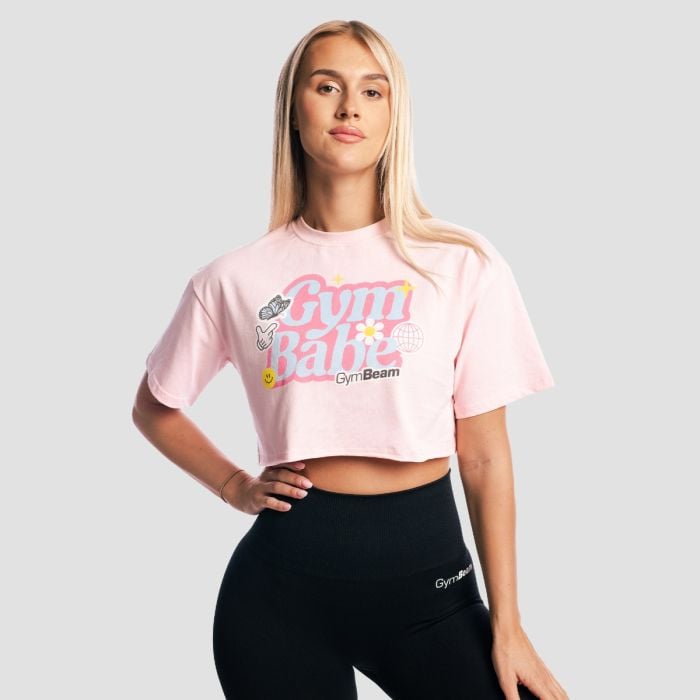 Dámske tričko GymBabe Cherrybloom - GymBeam S