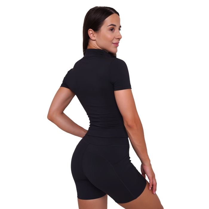 Dámske tričko Cropped Ignite Black - GymBeam M