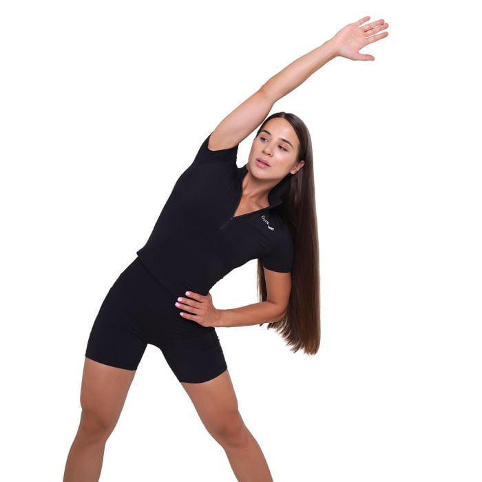 Dámske tričko Cropped Ignite Black - GymBeam M