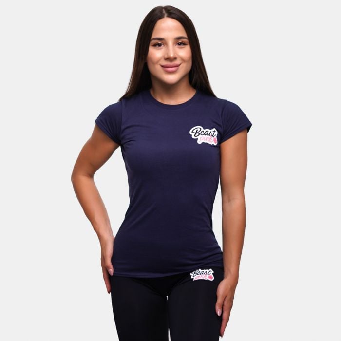 Women‘s T-shirt BeastPink Navy - BeastPink