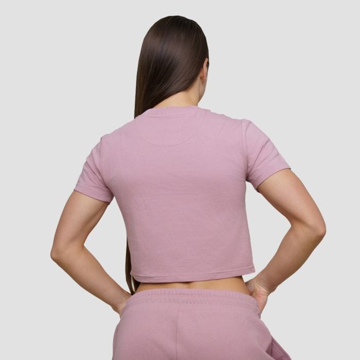Dámske tričko Cropped Agile Woodrose - GymBeam L