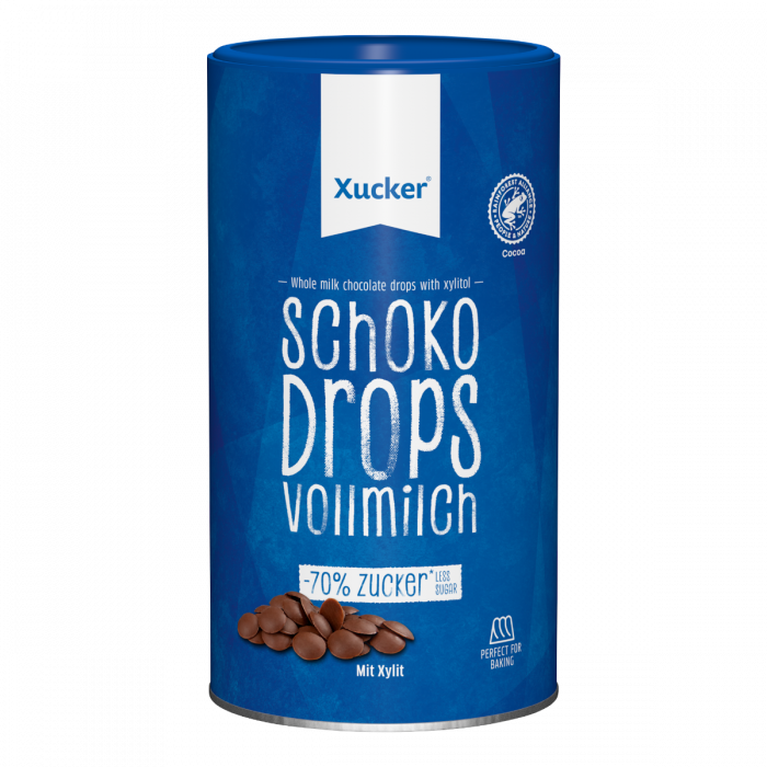 E-shop Xucker Whole milk chocolate drops 750 g