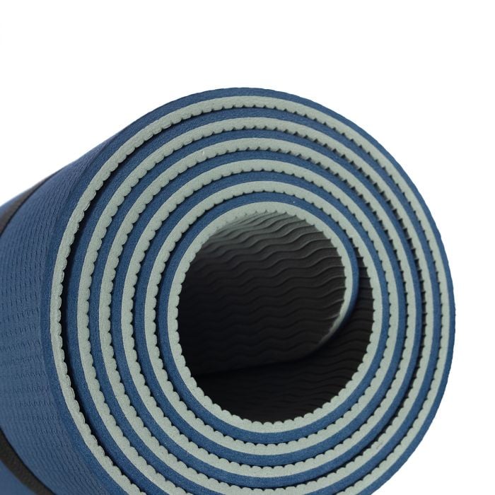 Podložka Yoga Mat Dual Grey/Blue - GymBeam