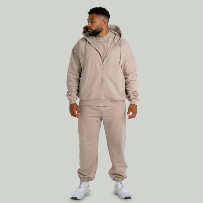 Mikina Zip Taupe - STRIX L