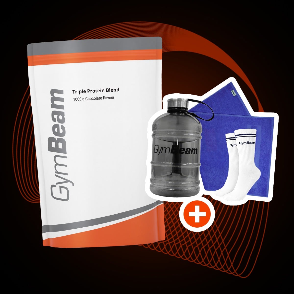 Triple Blend Protein - GymBeam + darček