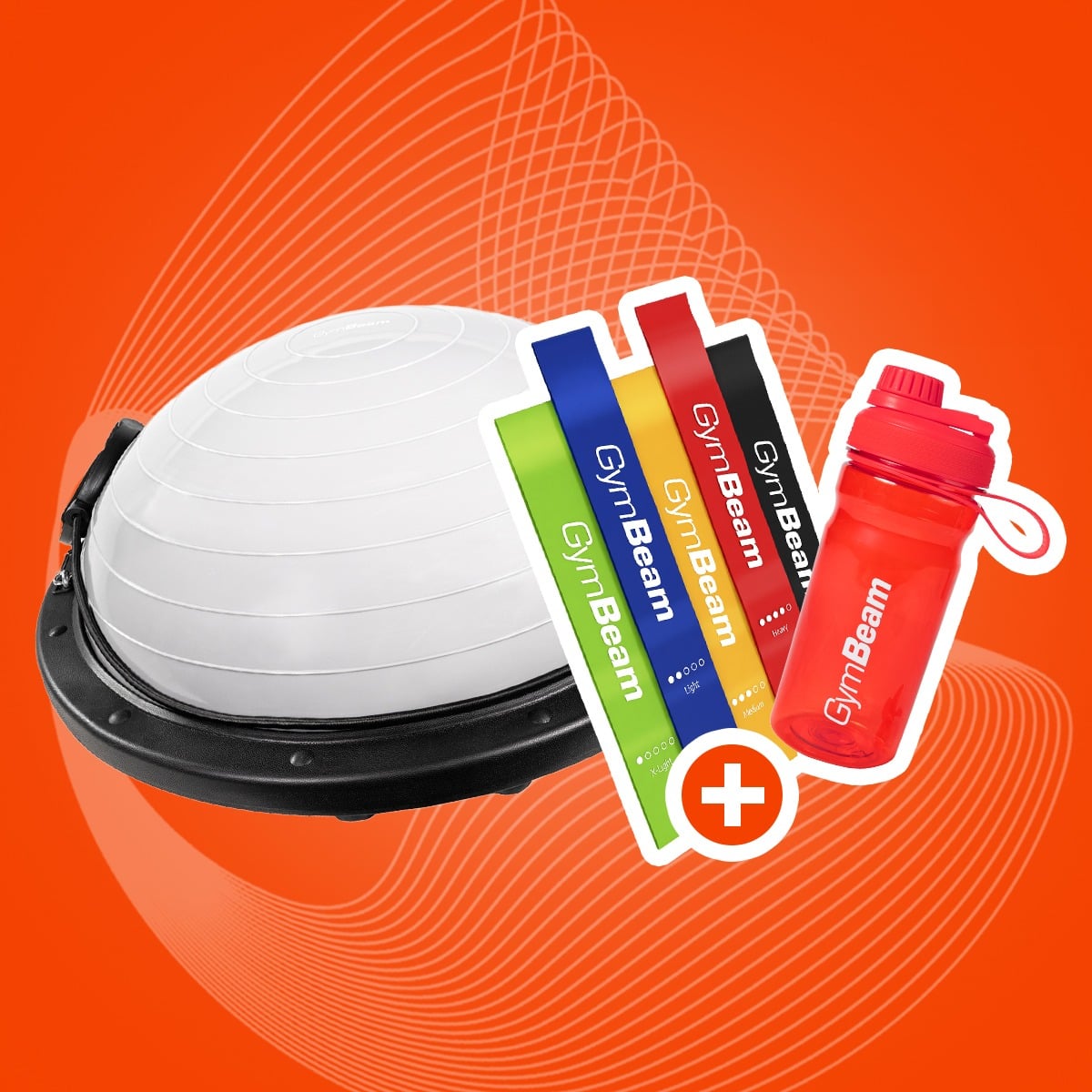 Balančná podložka Half Ball - GymBeam + darčeky