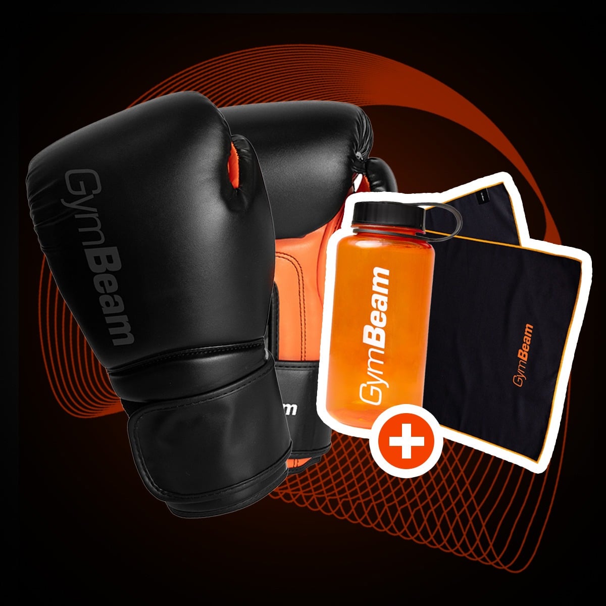 Boxerské rukavice Striker Orange - GymBeam + darčeky
