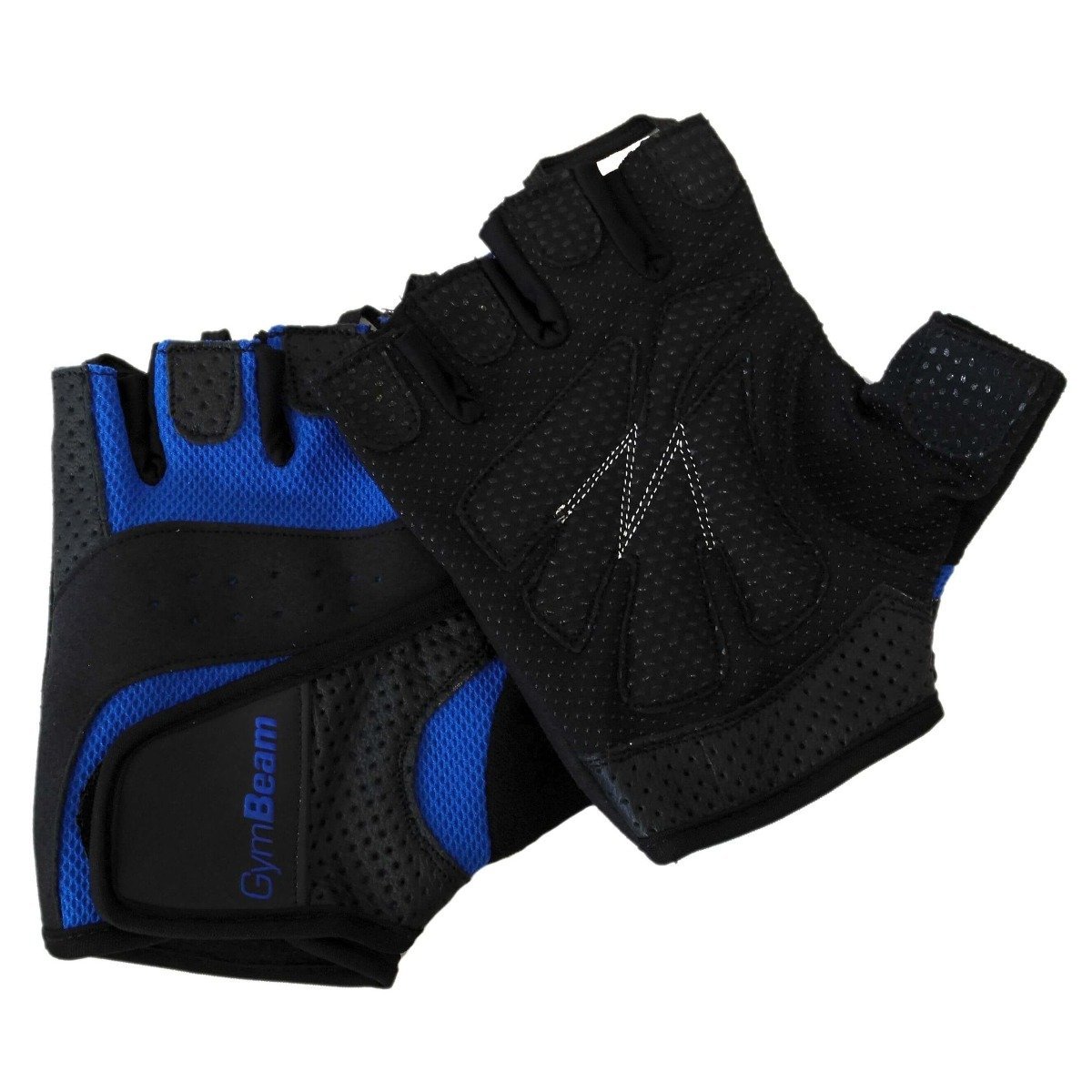 Fitness rukavice Dexter - GymBeam čierna - modrá M