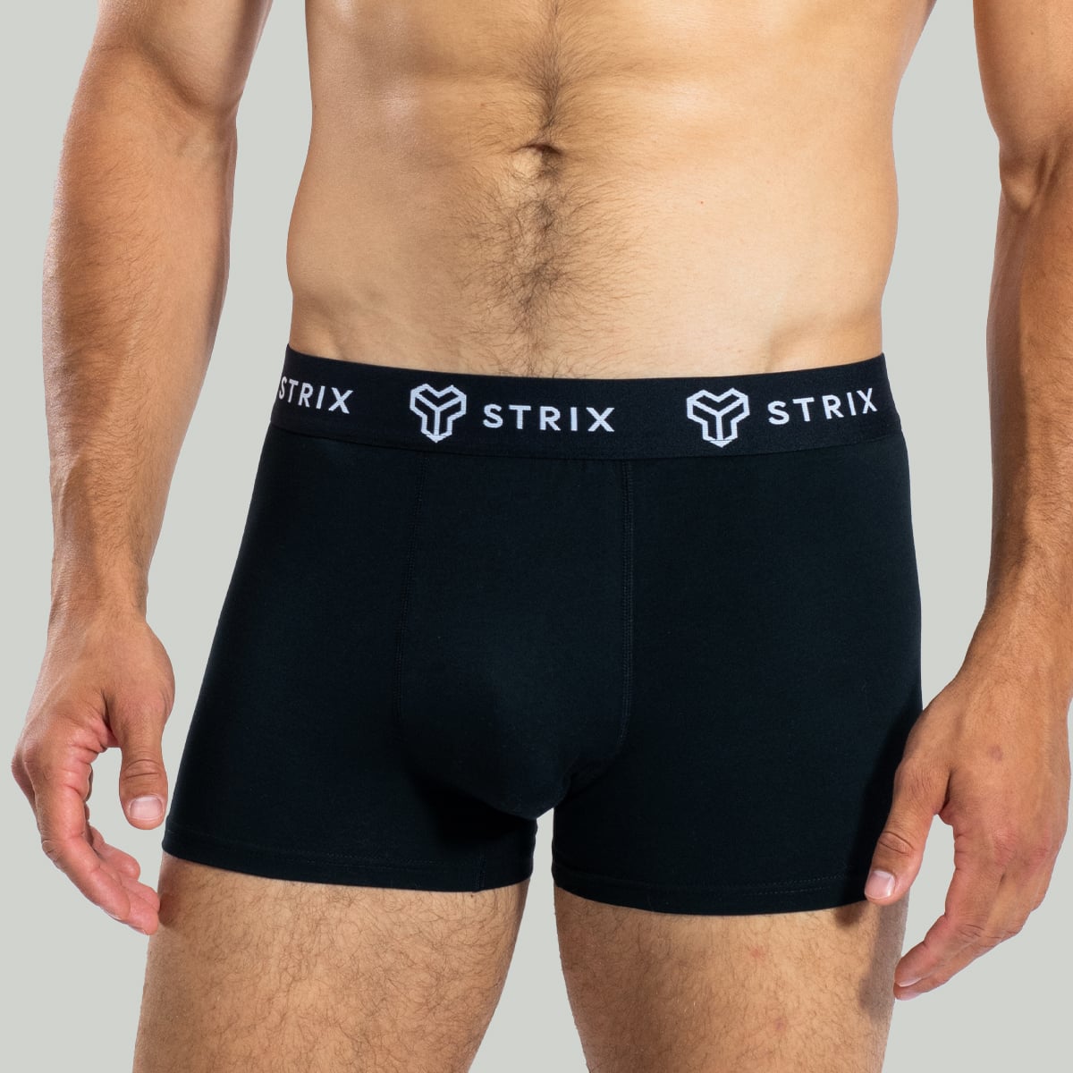 Pánske boxerky Essential Trunks 2Pack Black - STRIX