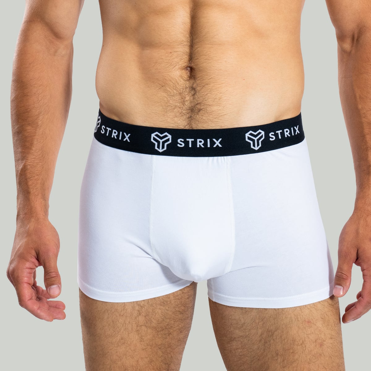 Pánske boxerky Essential Trunks 2Pack White - STRIX