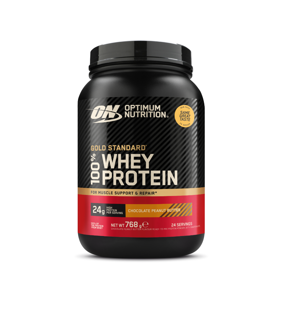 Optimum Nutrition 100% Whey Gold Standard 768 g čokoláda arašidové maslo