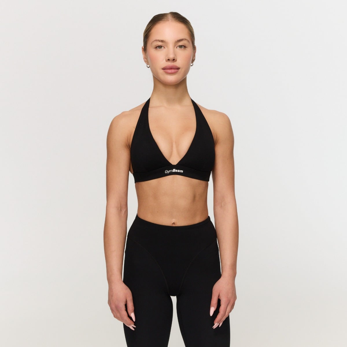 Športová podprsenka Halter Fierce Black - GymBeam