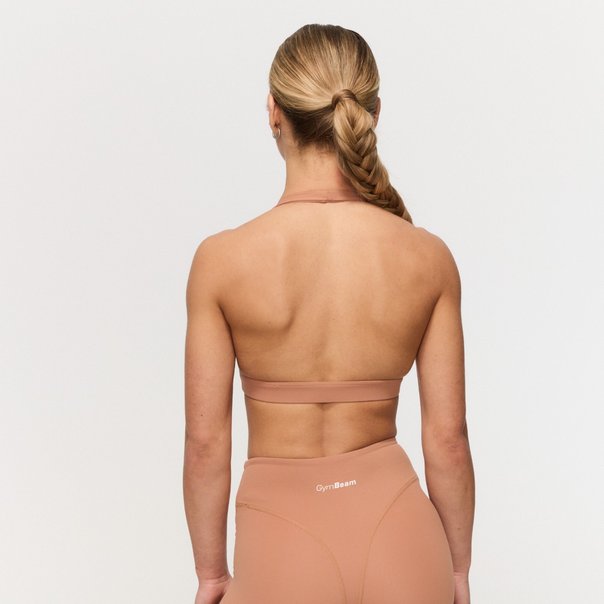 Športová podprsenka Halter Fierce Caramel - GymBeam