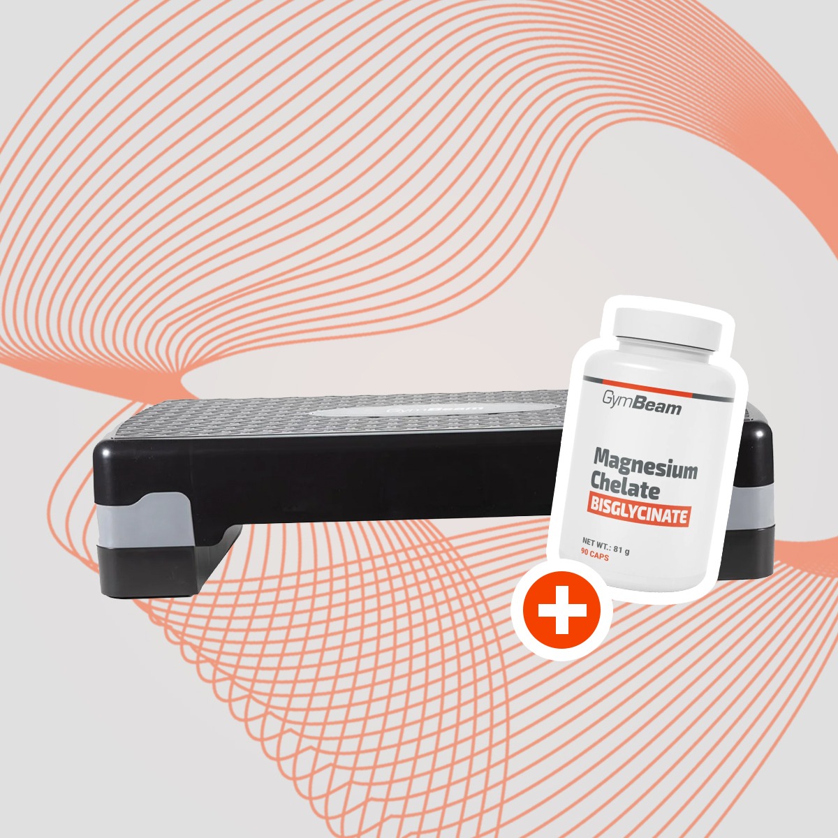 Fitness schod Stepper - GymBeam + darček