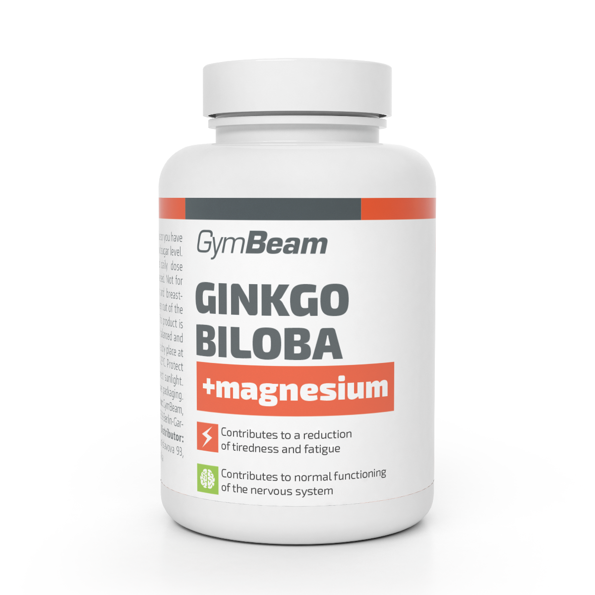 Ginkgo Biloba + Magnézium - GymBeam shadow 90 kaps.