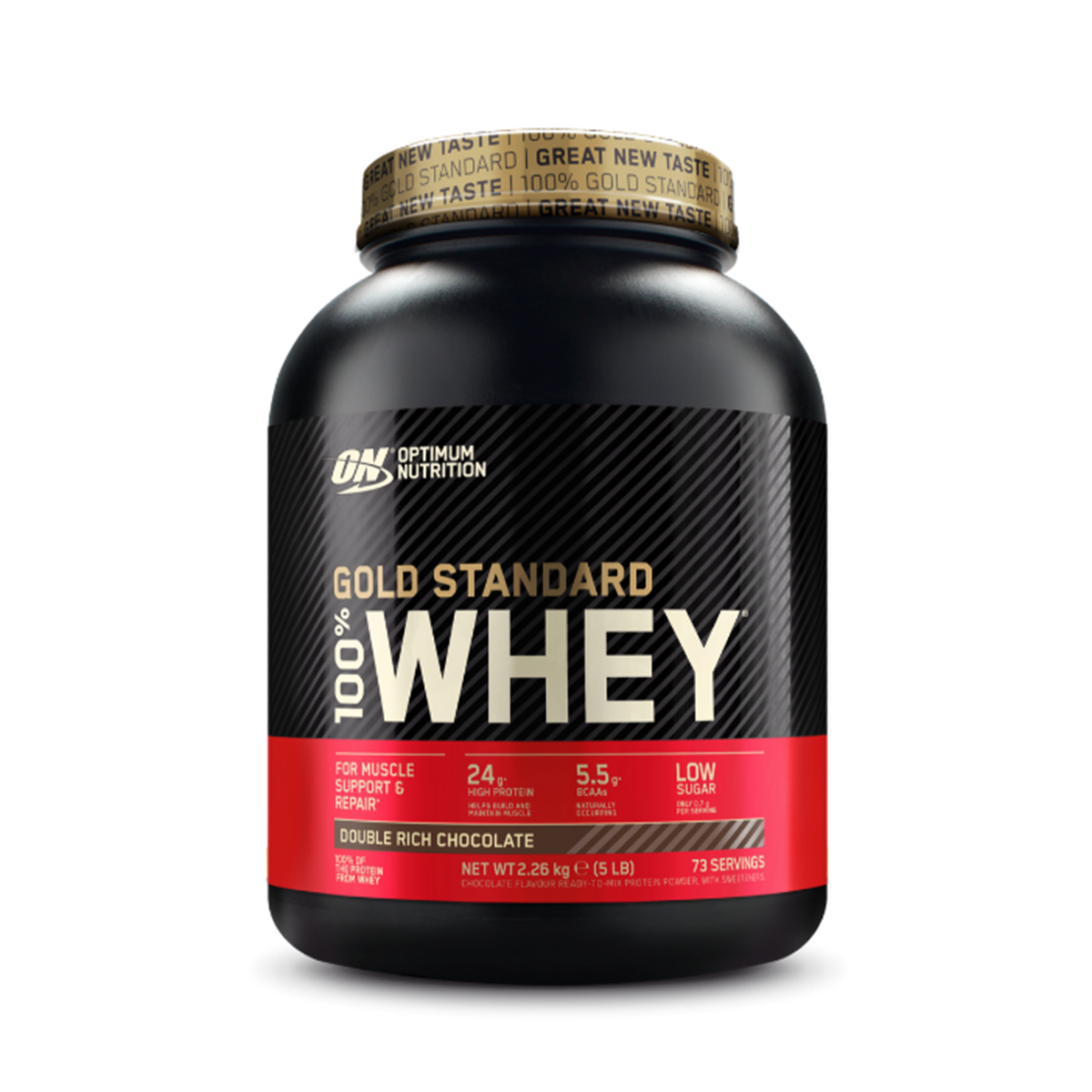 Optimum Nutrition 100 Whey Gold Standard 908 g jahoda
