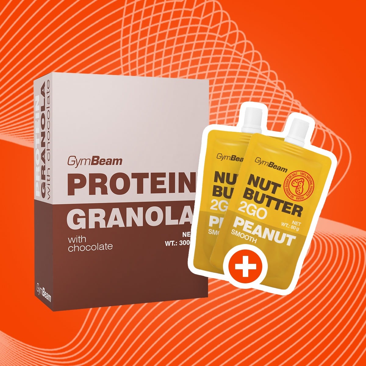 Proteinová granola s čokoládou - GymBeam + darčeky 