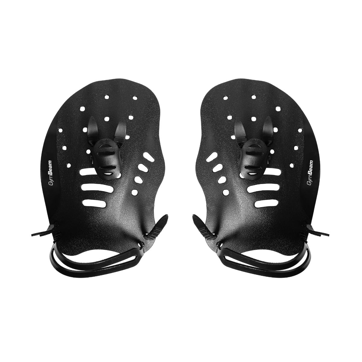 Plavecké pádla AquaFlow Black - GymBeam