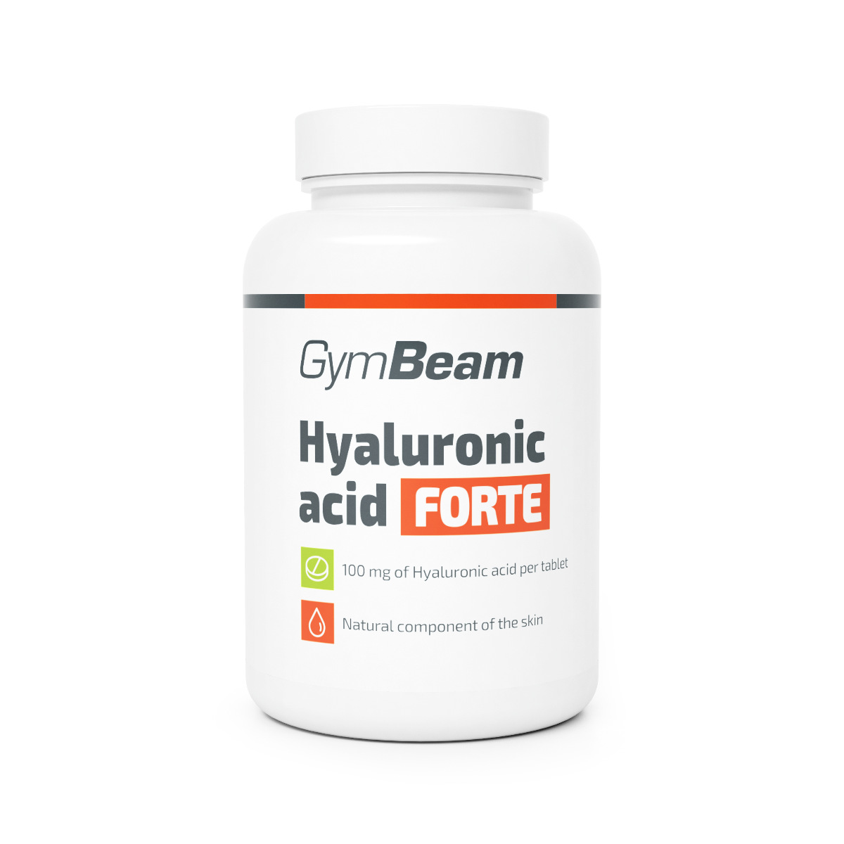 Kyselina hyalurónová Forte - GymBeam bez príchute 90 tab.
