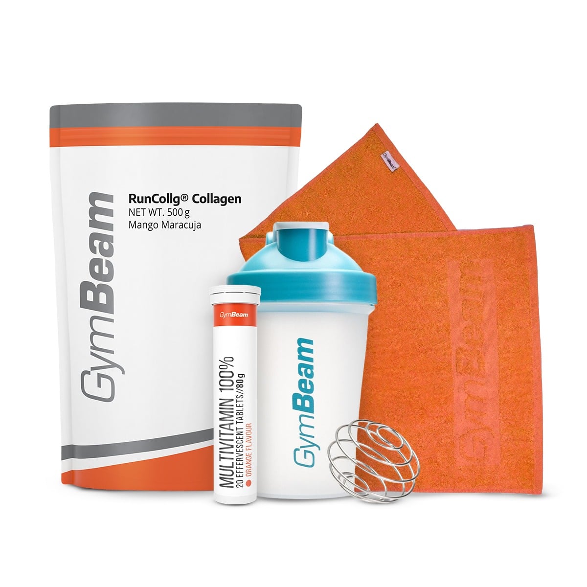 Hydrolyzovaný kolagén RunCollg® s vitamínom C - GymBeam + darčeky 