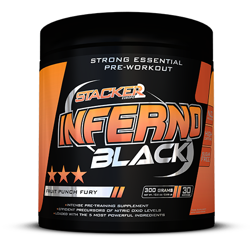 Stacker2 Inferno Black 300 g fruit punch fury