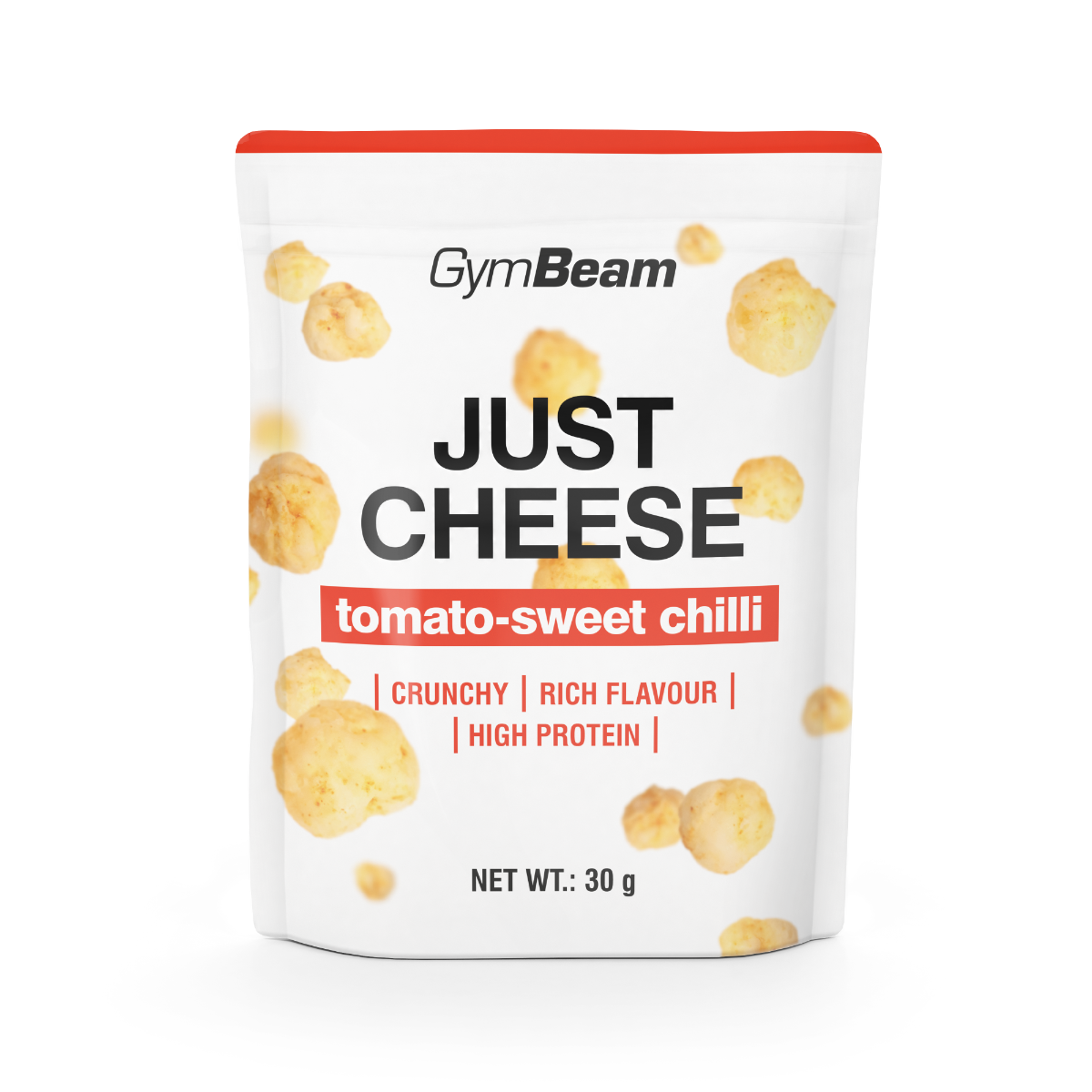Syrový snack Just Cheese - GymBeam paradajka - sladké čili 30 g