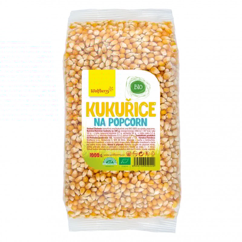 BIO Kukurica na popcorn - Wolfberry