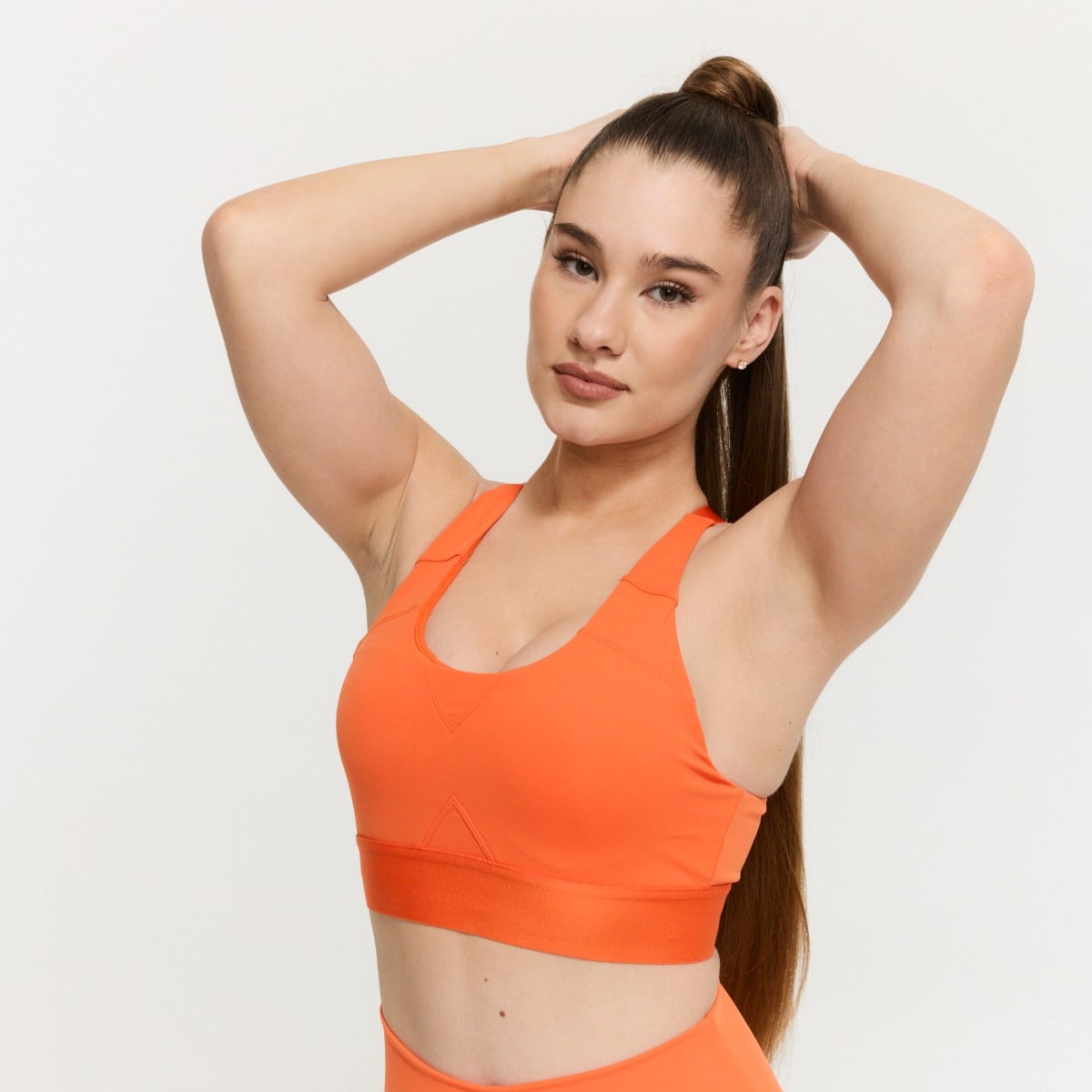 Športová podprsenka Limitless Orange - GymBeam